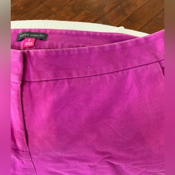 Vince Camuto Magenta Cropped Dress Pant - Picture 7 of 7